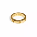 22K GOLD CH PLUS BAND RING.