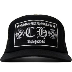 Chrome Hearts Aspen Exclusive Trucker Hat – Black