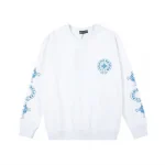 Chrome Hearts Blue Logo Crewneck Sweatshirt