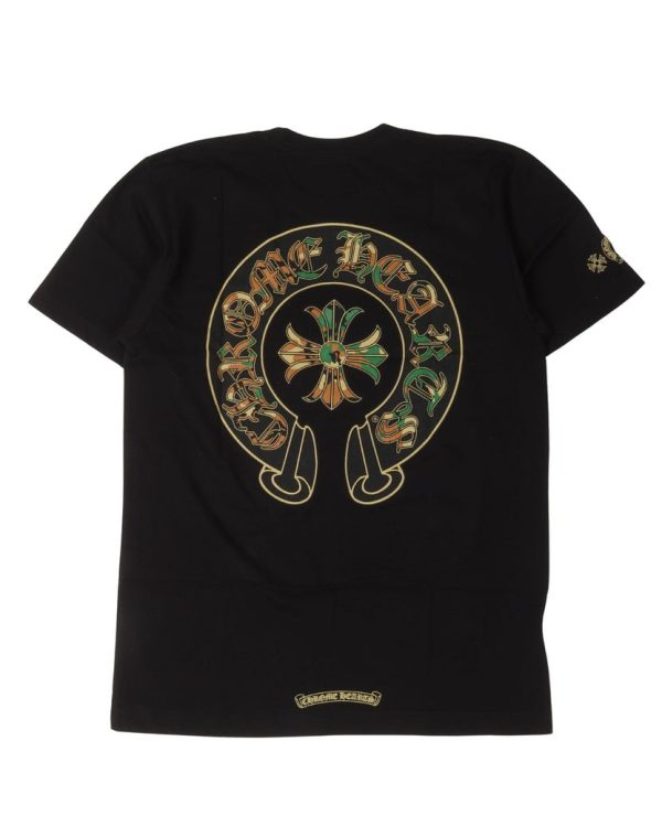 Chrome Hearts Camouflage Cemetery Cross Pocket TeeChrome Hearts Camouflage Cemetery Cross Pocket Tee