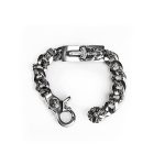 Chrome Hearts Dagger ID Fancy Link Clip Bracelet