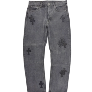 Chrome Hearts Denim Black Washed Jeans