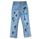 Chrome Hearts Denim Words Jeans