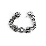 Chrome Hearts Filigree Square Cross Clip Bracelet