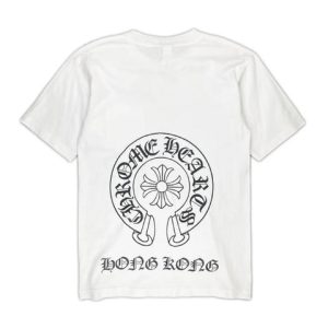 Chrome Hearts Hong Kong Horseshoe Pocket Tee – White