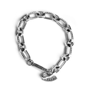 Chrome Hearts Inscribed Logo Chain Bracelet