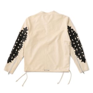 Chrome Hearts Jacket Dover Street Market Ginza Ez Rider Leather Beige