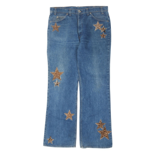 Chrome Hearts Levi’s Star Patch Jeans Blue