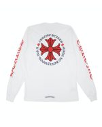 Chrome Hearts Made in Hollywood Plus Cross Long Sleeve – White