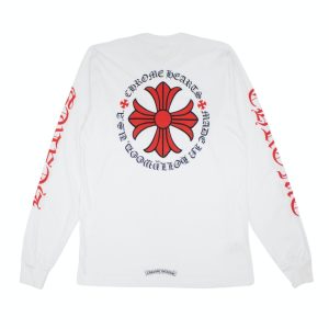 Chrome Hearts Made in Hollywood Plus Cross Long Sleeve – White