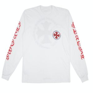 Chrome Hearts Made in Hollywood Plus Cross Long Sleeve White