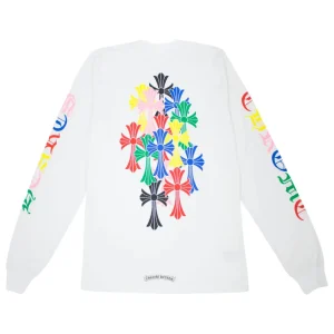 Chrome Hearts Multi Color Cross Cemetery Sweatshirt