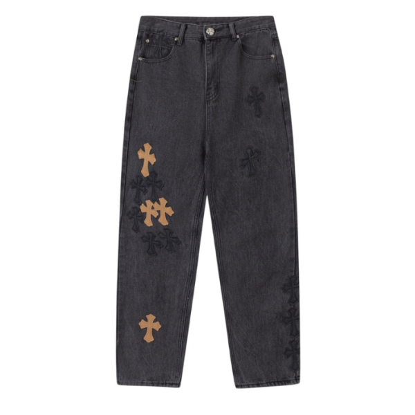 Chrome Hearts Multi Cross Jeans