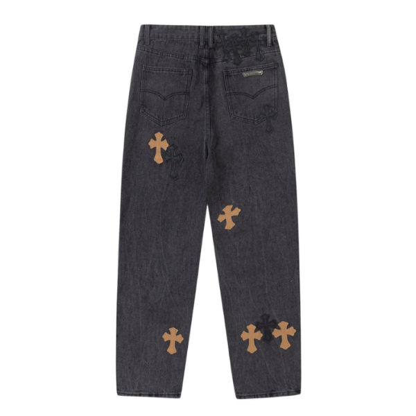 Chrome Hearts Multi Cross Jeans