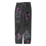 Chrome Hearts Online Exclusive Levi’s Cross Patch Stencil Jeans