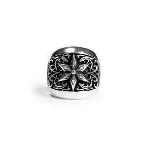 Chrome Hearts Oval Star Ring – Classic