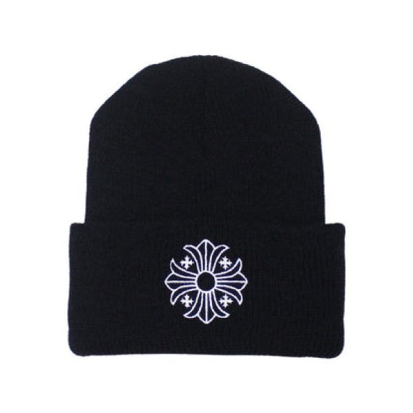 Chrome Hearts Plus Cross Beanie – Black