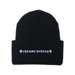 Chrome Hearts Plus Cross Beanie – Black