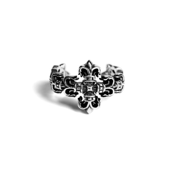 Filigree Cross Ring