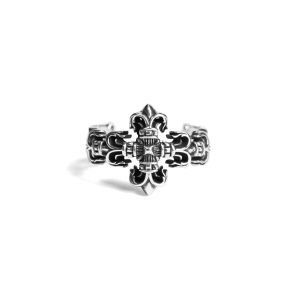 Filigree Cross Ring