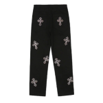 Rhinestone Cross Chrome Hearts Pants